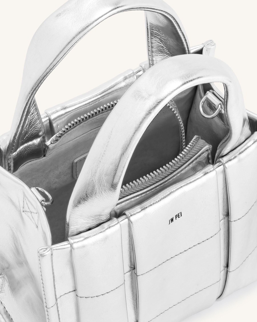 Sacs JW PEI | Mini Sac Cabas Freya - Argent