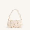 Sacs JW PEI | Mini Sac A Bandouliere Eva En Fausse Fourrure Et Sequins - Beige