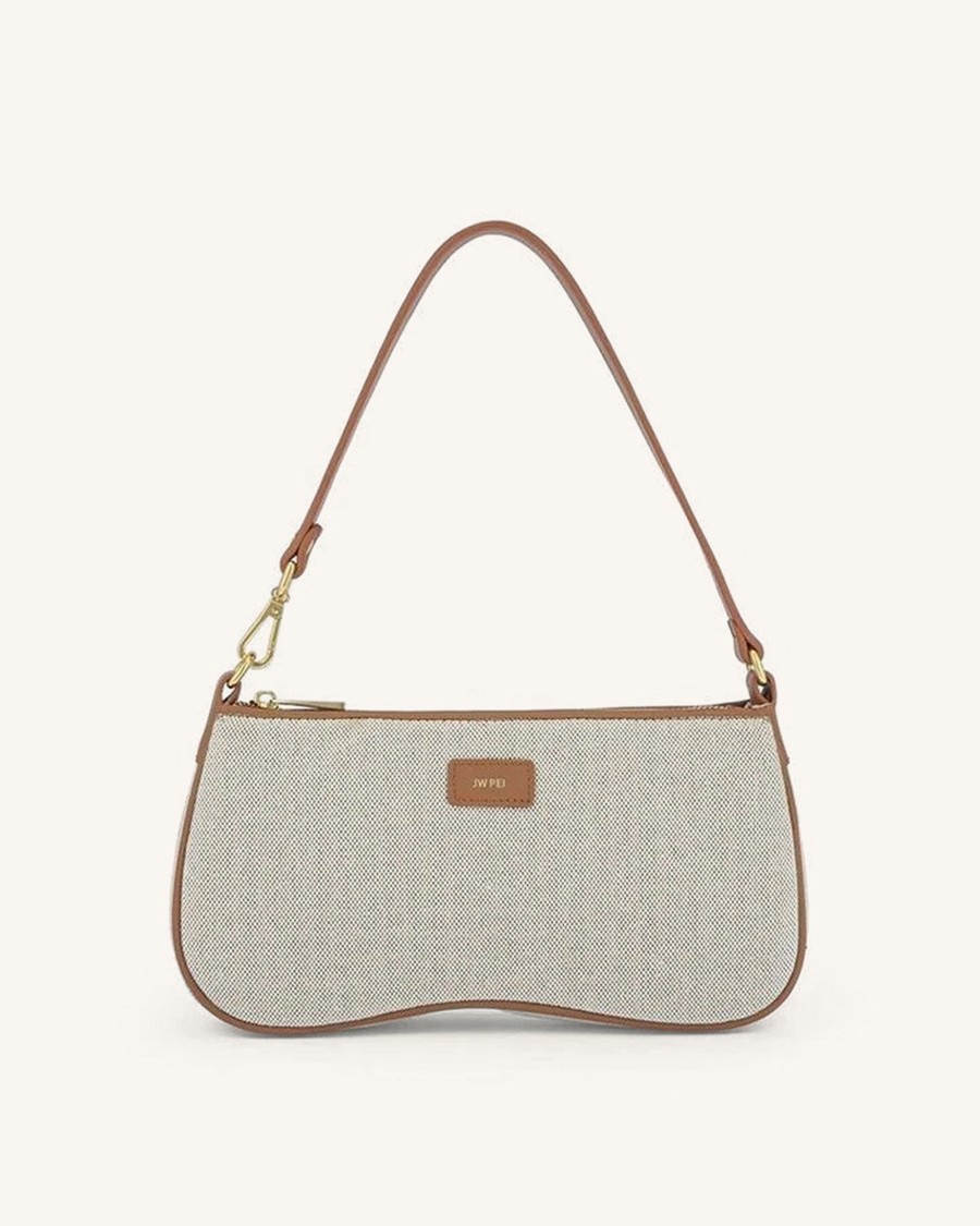 Sacs JW PEI | Sac Bandouliere Eva - Beige Canevas